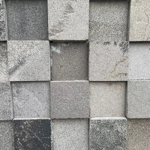MOSAICO PEDRA FERRO CINZA